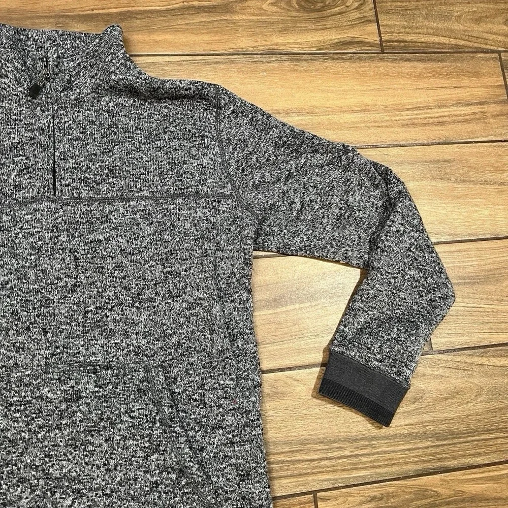 Quiksilver Waterman Collection Sweater Men Large 1/4 Zip Knit Pullover